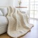 soft chunky knit blanket