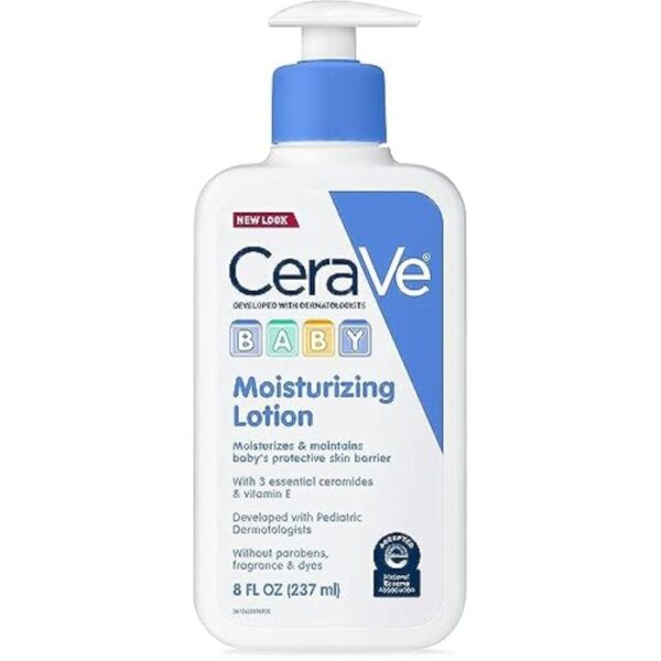 CeraVe moisturizing lotion for babies and toddlers.