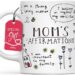 Coffee mug with mom affirmations sitting on a cozy table, representing everyday Amazon finds moms use daily