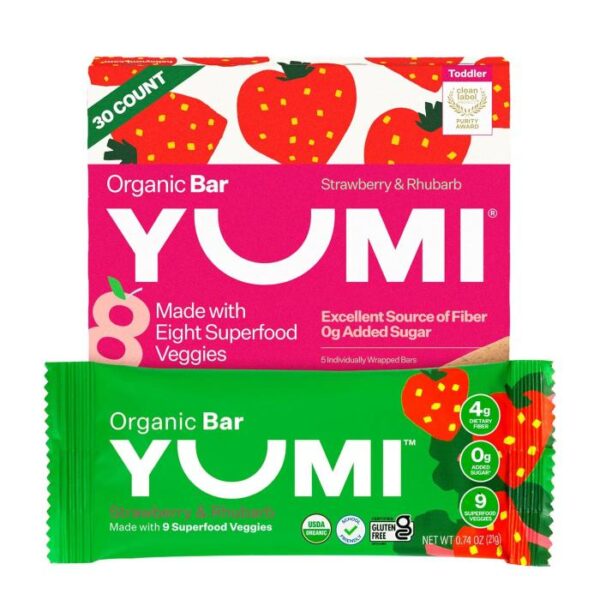 Yumi organic bars for toddlers