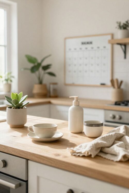 daily essentials for busy moms in a cozy family home