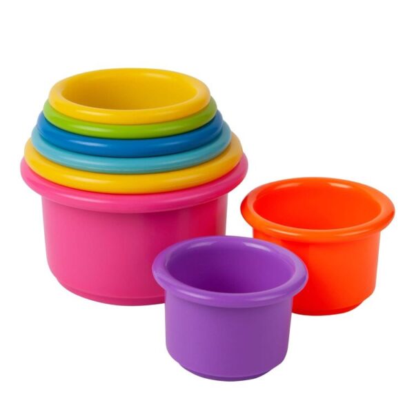 colorful stacking cups for toddlers